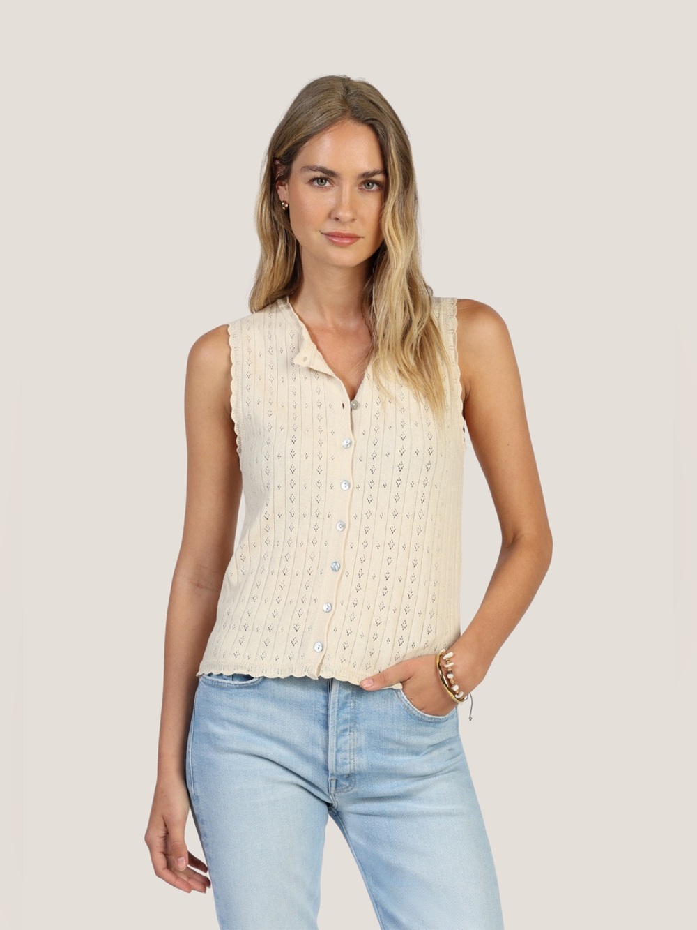 dylan Jesse Sleeveless Sweater size XS NWT